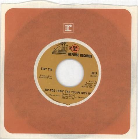 Tiny Tim Tip Toe Thru The Tulips With Me US 7 Vinyl Single 7 Inch