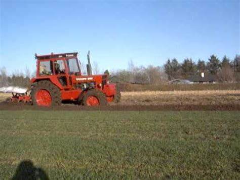 Volvo Bm With Plough And Valmet With Harrow Sprng