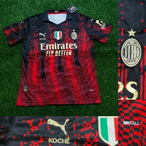 Jual JERSEY BOLA MILAN PLAYER ISSUE AC MILAN 4TH KOCHE SPESIAL EDITION