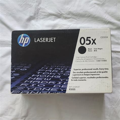 Genuine Hp Ce505x 05x Black High Yield Toner Cartridge Laserjet P2055 New Sealed Ebay