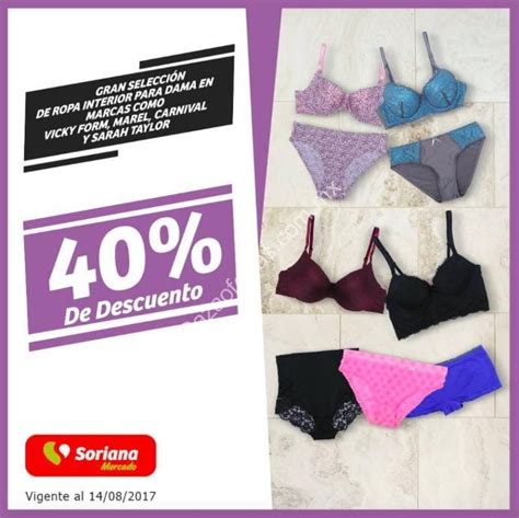 Ropa Interior Para Dama Con 40 De Descuento Hoy En Soriana Mercado Y