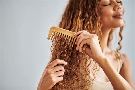 Woman Brushing Long Hair