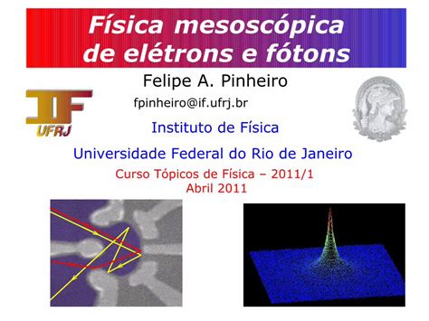 Pdf Física Mesoscópica De Elétrons E Fótons Ifelis Topicos Felipe