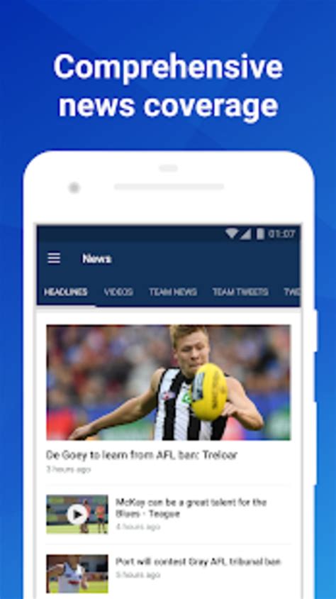 Footy Live Live Afl Scores Stats And News Apk For Android Download