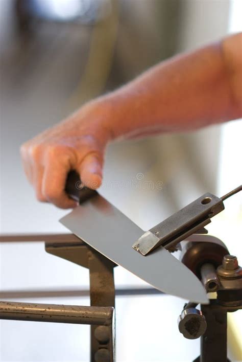 Knife Sharpening stock photo. Image of sharpen, fingers - 2652724