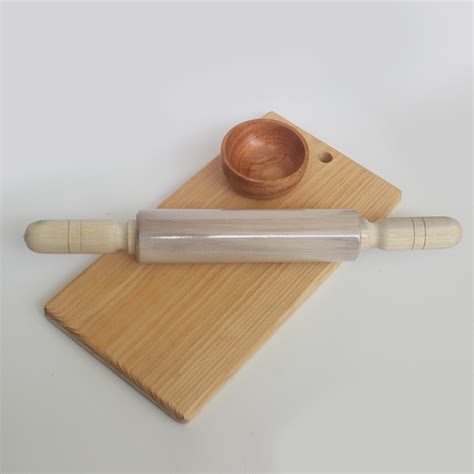 Jual Rolling Pin Penggiling Adonan Kayu Properti Foto Produk