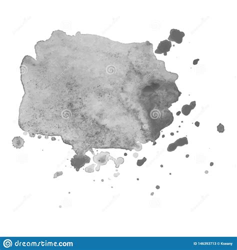 Fondo Abstracto Del Grayscale De La Acuarela Ilustraci N Del Vector