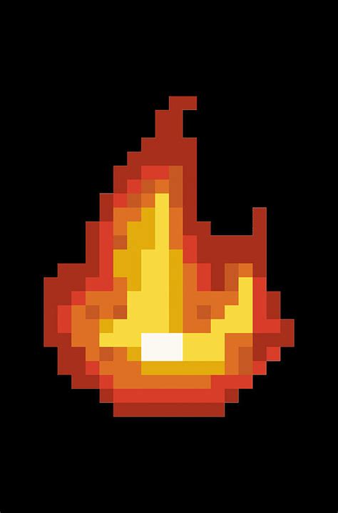 Flame Pixel Art