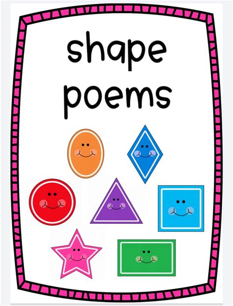 Shape Poem Template