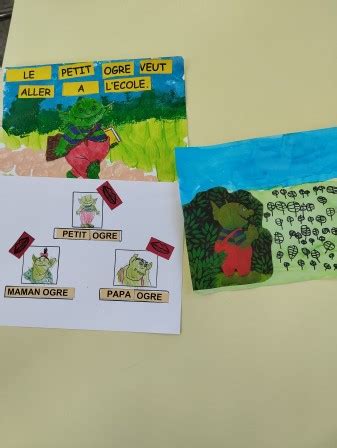 Projet Le Petit Ogre Veut Aller L Cole Ecole Maternelle De Saint