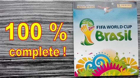 Panini Album FIFA World Cup Brasil 2014 100 COMPLETE FULL