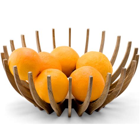 Contemporary Wooden Fruit Bowl By Skagerak Free Us Shippingcurated Cool