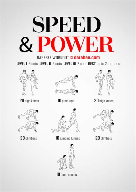 Speed Power Workout Stamina Workout Flexibility Workout Strength