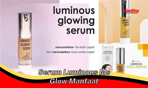 Temukan 5 Manfaat Serum Luminous Ms Glow Yang Jarang Diketahui Biotifor