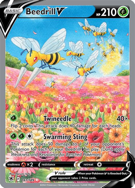 Beedrill V Astral Radiance Asr Pkmncards