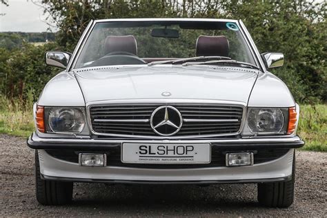 Mercedes Benz Sl R Arctic White With Mid Red Leather