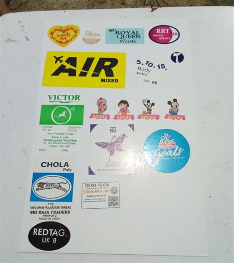 Multicolor Pvc Logo Label Sticker At ₹ 20piece In Tiruppur Id