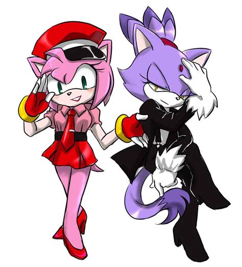 Amy And Blaze Lookin Good Ladies Girls Anime Anime Couples Manga