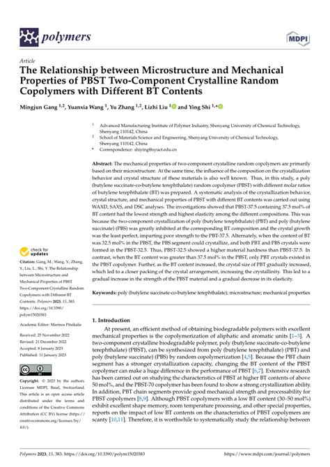 Pdf The Relationship Between Microstructure And Mechanical Properties