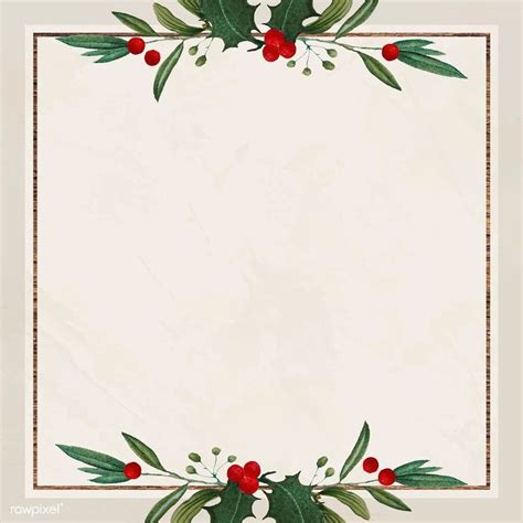 Blank Festive Christmas Social Ads Template - Premium Image