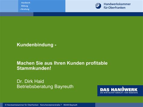 Machen Sie Aus Ihren Kunden Profitable Stammkunden