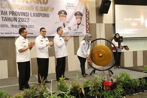 Wakil Gubernur Lampung Membuka SAKIP Award Dan Soft Launching E SAKIP