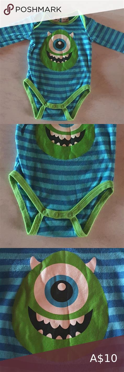 Size Disney Pixar Monsters Inc Onesie Monsters Inc Onesie