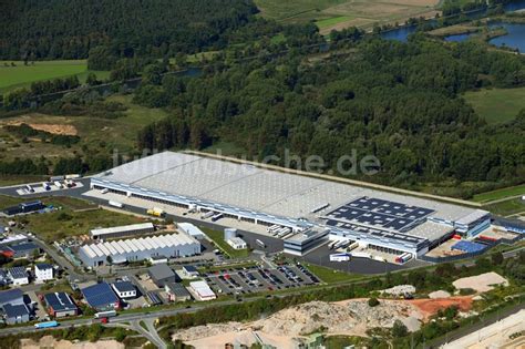 Luftbild Eggolsheim Gebäudekomplex und Logistikzentrum auf dem