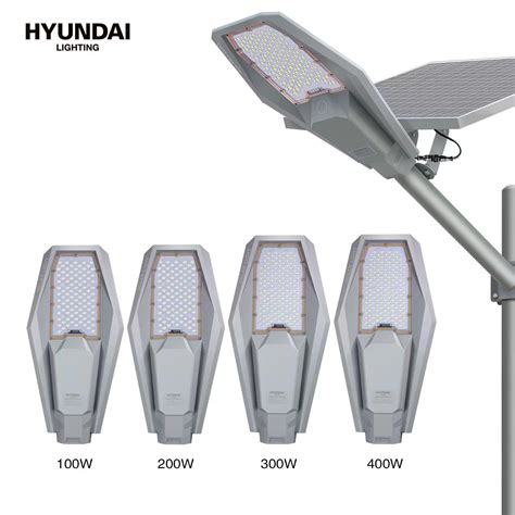 Hyundai Solar Outdoor Flood Garden Street 100w200w300w400w Aluminum Led Light Solar