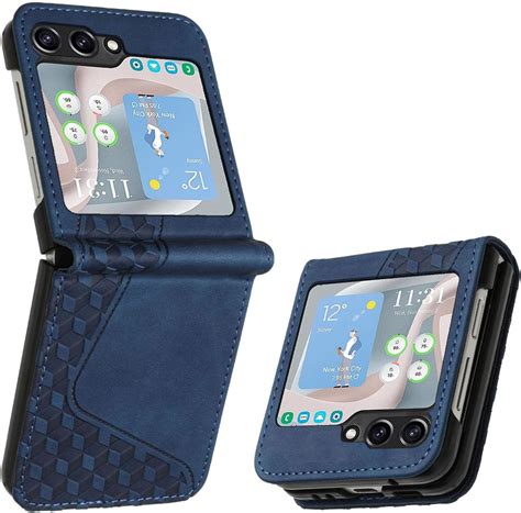 Fewdew Coque Pour Samsung Z Flip Coque Z Flip Avec Avant Protection