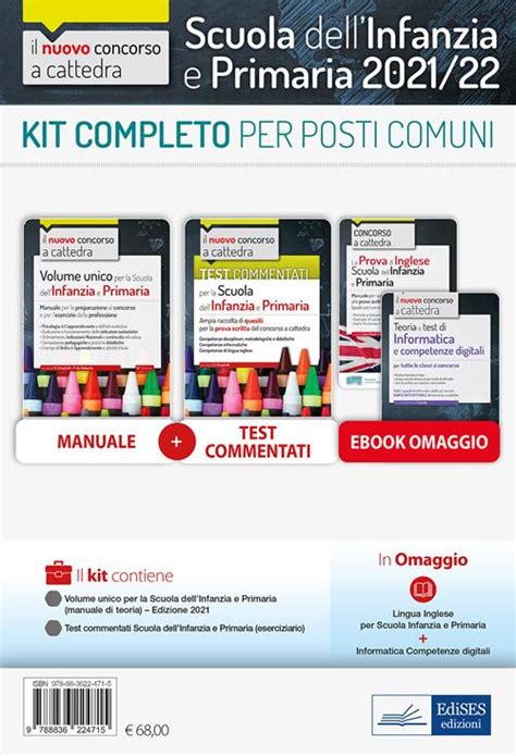 Kit Completo Per Posti Comuni Concorso A Cattedra Scuola Infanzia E