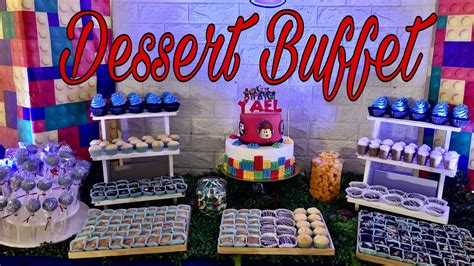 Setting Up Roblox Dessert Buffet Diy Buffet Setup Youtube