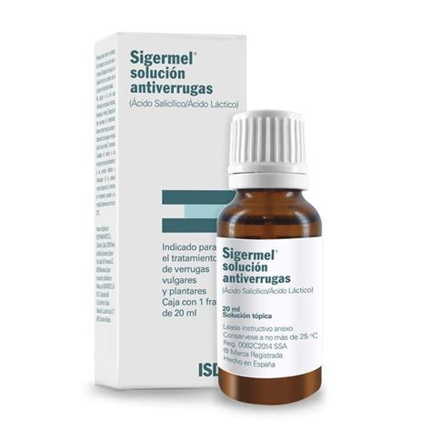 Solución Isdin Sigermel Antiverrugas Frasco Con 20ml