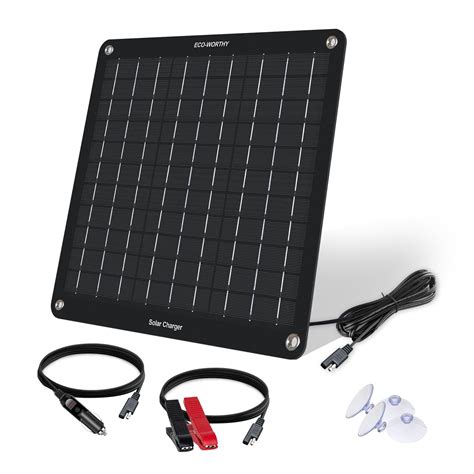 Eco Worthy Watt V Solar Panel Trickle Charge Battery Off