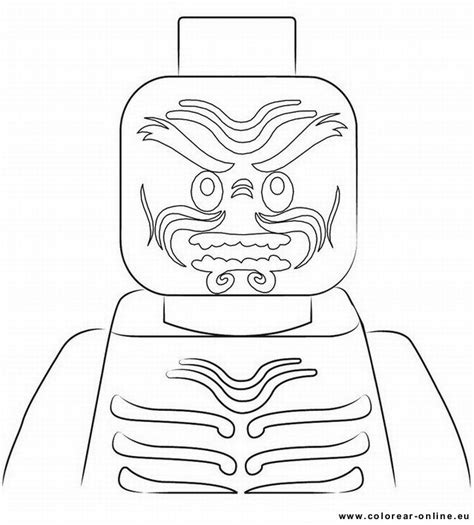 Ninjago Coloring Pages Lord Garmadon