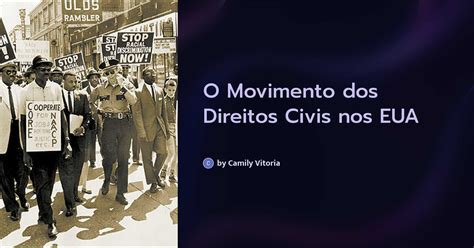 O Movimento Dos Direitos Civis Nos EUA