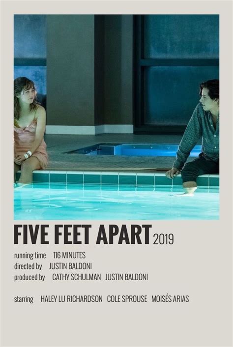 5 Feet Apart By Maja Iconic Movie Posters Film Posters Minimalist