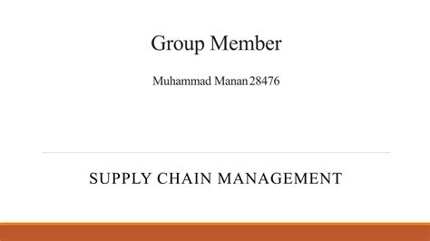 Humanitarian Supply Chain Management Ppt