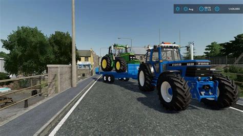 Kane Lowloader Bale Trailer V Fs Mod Farming Simulator Mod