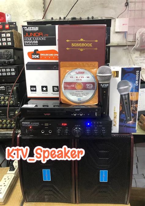 Complete Videoke Set With Ks Platinum Player With Homevision Hv S