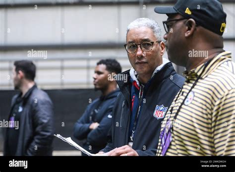 NFL Network S Steve Wyche At The 2024 HBCU NFL Combine At The Ochsner