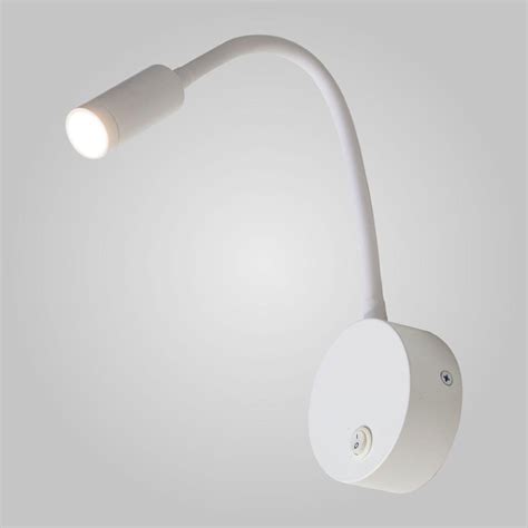 Arandela Led 3w Articulada Parede Leitura Cabeceira Branca St1105