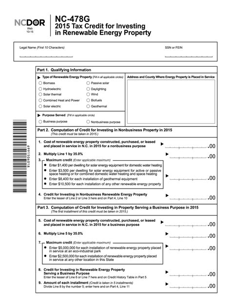 NC DoR NC 478G 2015 Fill Out Tax Template Online US Legal Forms