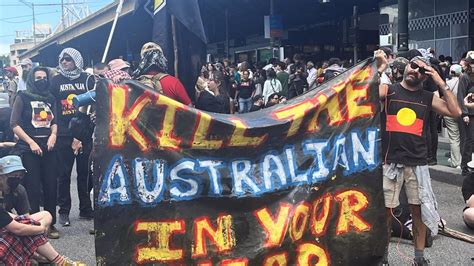 More Than 35000 Invasion Day Protesters Have Taken To Melbourne Cbd The Australian