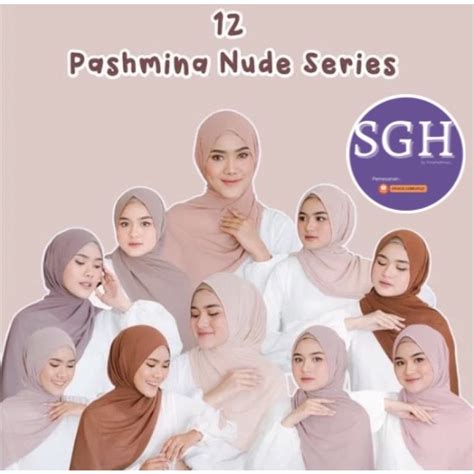 Jual Pashmina Nude Series Coklat Series Ceruty Babydoll Shopee Indonesia