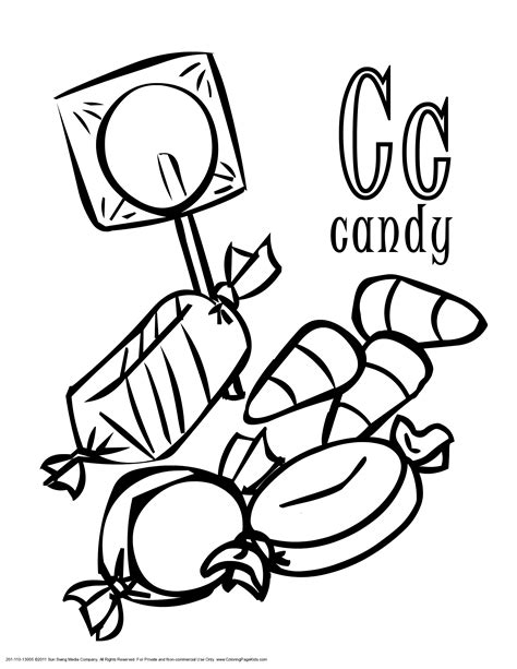 Mx26m Candies Coloring Pages