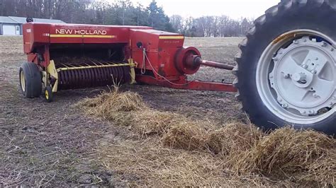 Bigiron El3958 1984 New Holland 505 Hayliner Commercial Baler Youtube