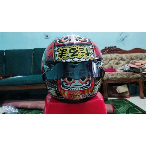 Jual Helm Full Face Zeus Daruma Glossy Size L Shopee Indonesia