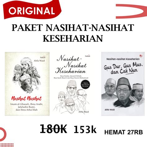 Jual Original Paket Buku Nasihat Keseharian Imam Ghazali