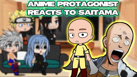 Anime Protagonist Reacts To Saitama Gacha Club YouTube